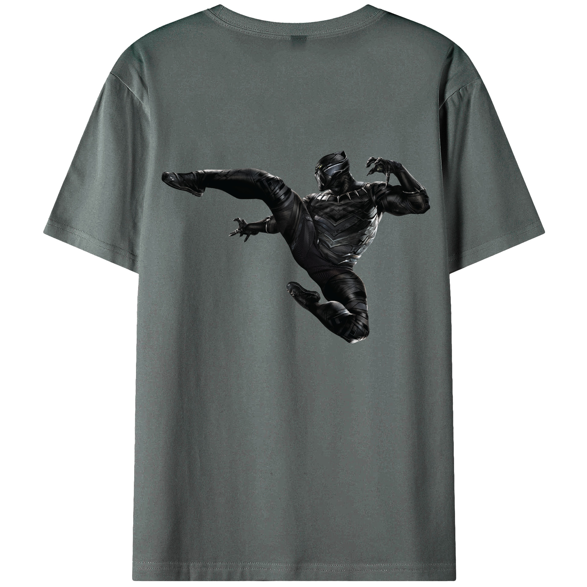 （画像用） アベンジャーズ The Avengers 綿100％ メンズ半袖Tシャツ（バックプリント） 通気性